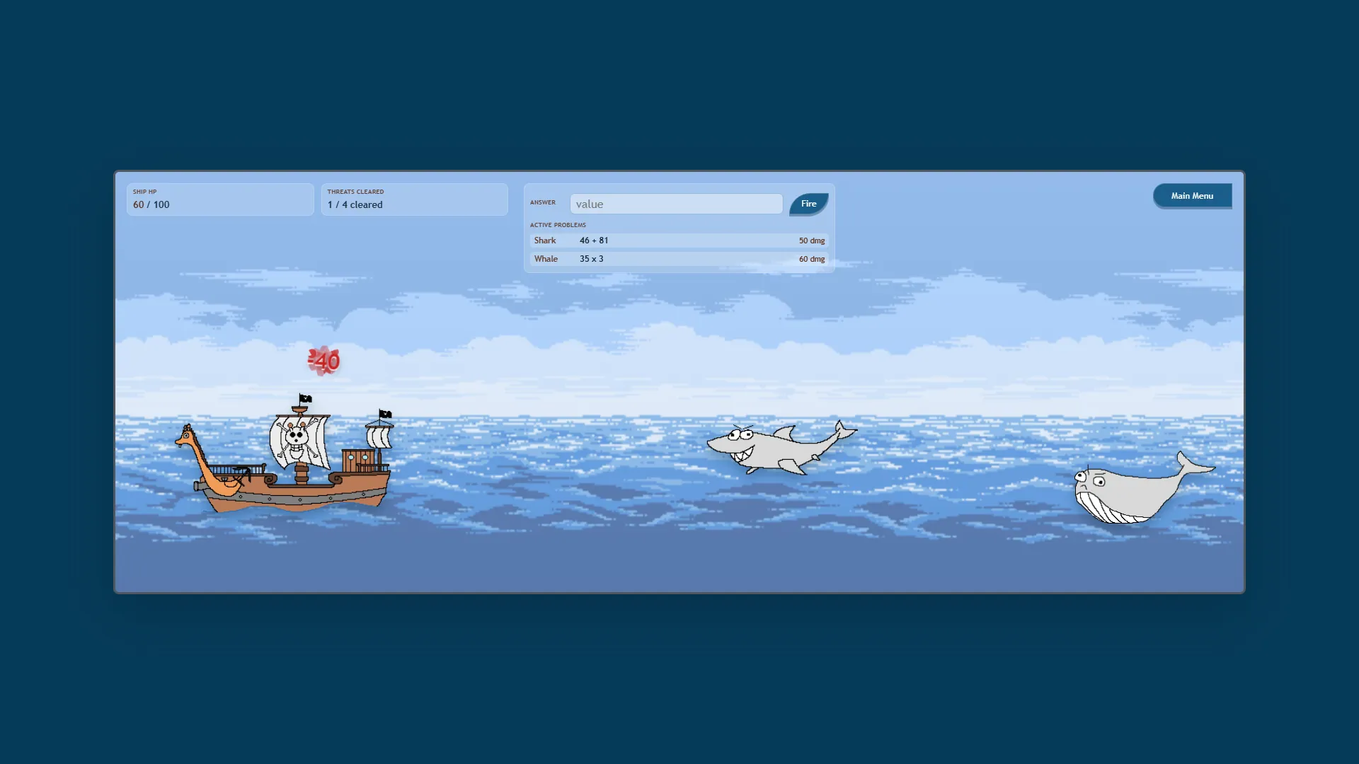 Screenshot 3 of 4 of Giraffes vs Sea